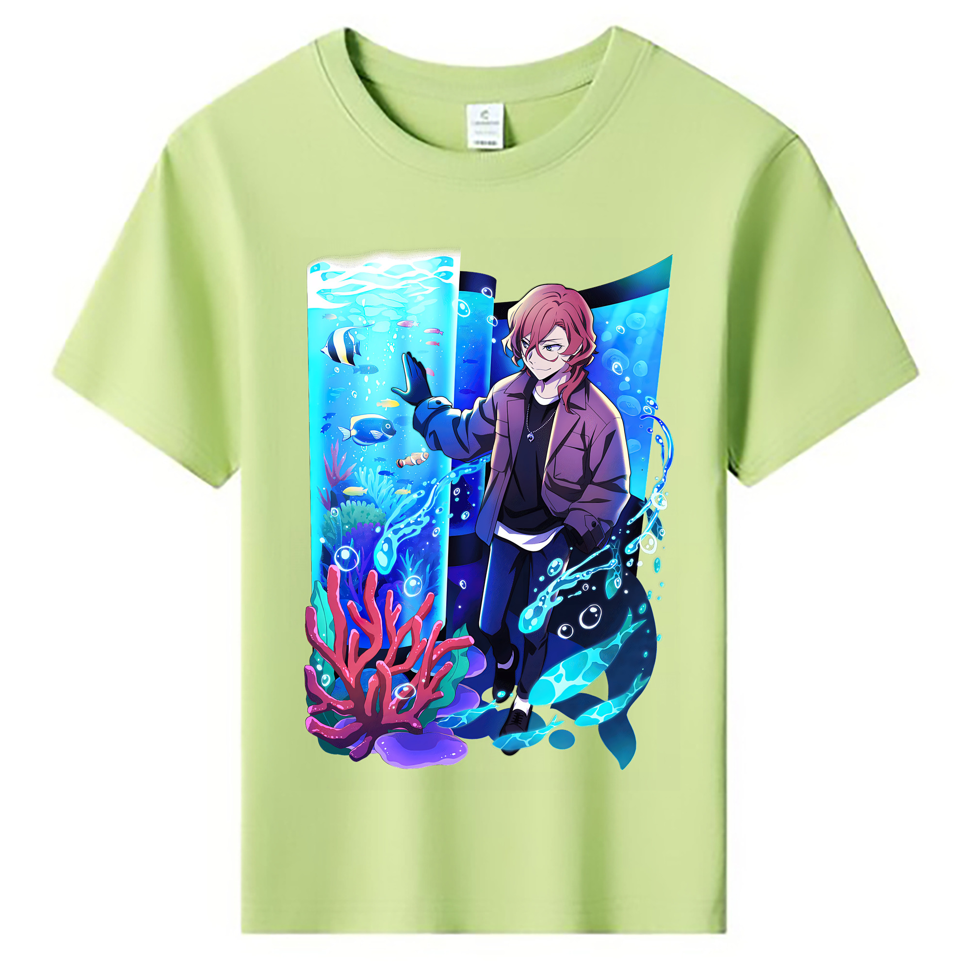 （画像用） 文豪ストレイドッグス Bungo Stray Dogs 綿100％キッズTシャツ（フロントプリント）